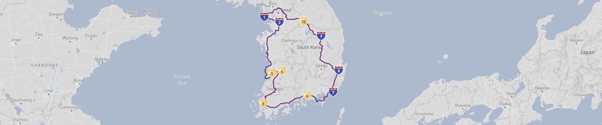 Itinéraire South Korea 