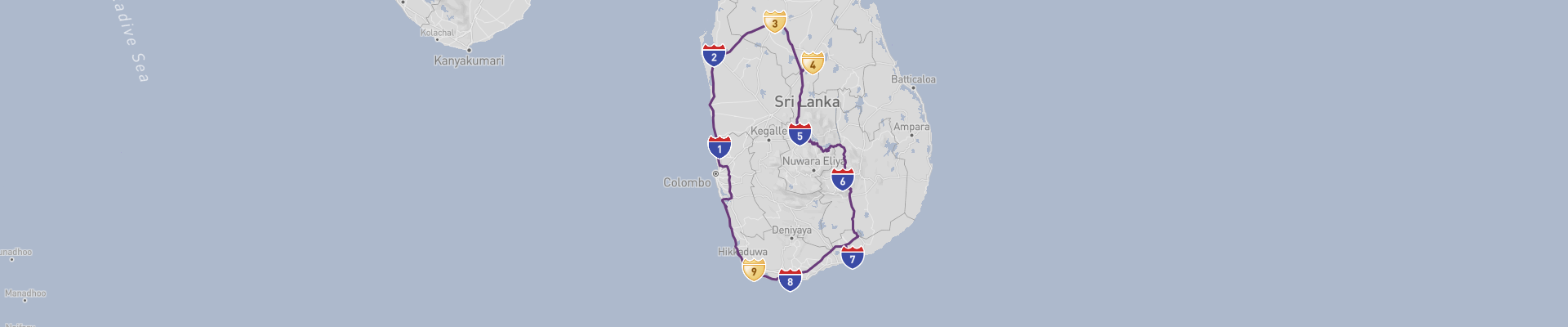 Itinéraire Sri Lanka 