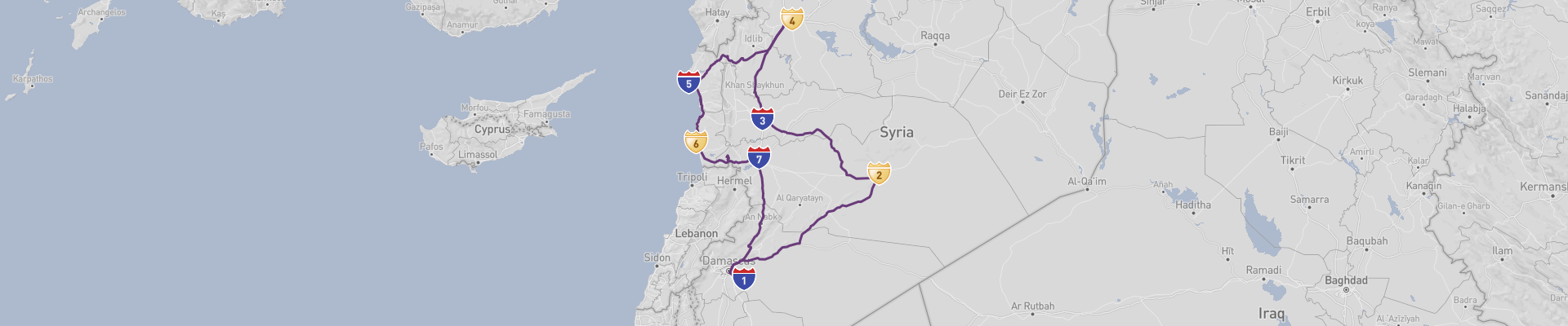 Itinéraire Syria 