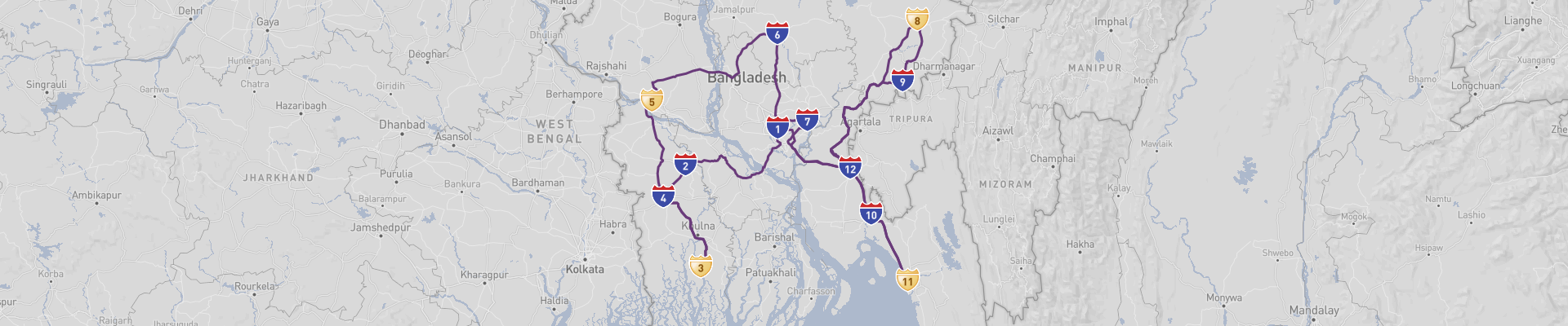 Itinéraire Bangladesh 