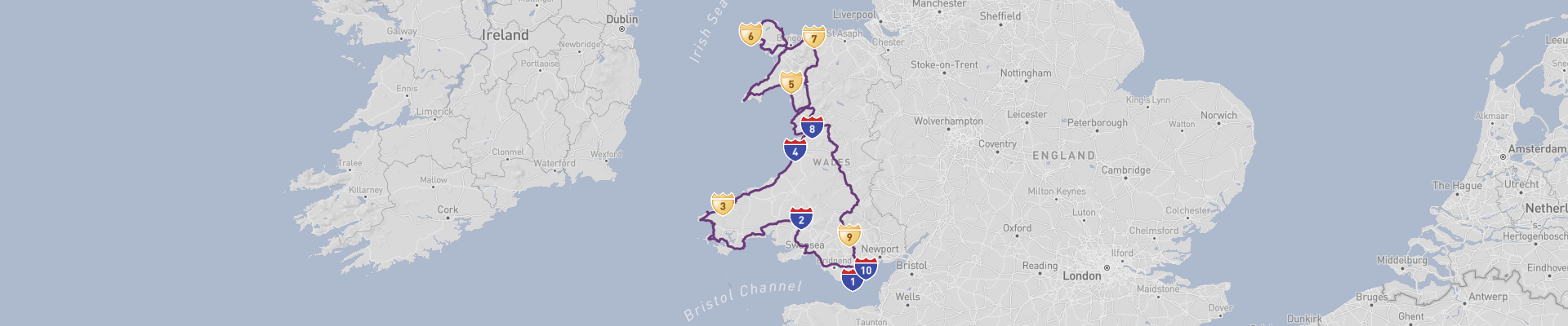 Itinéraire Wales 