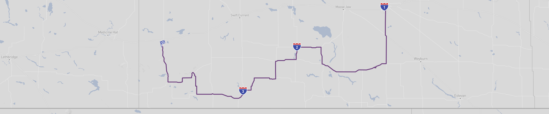 Zuid Saskatchewan Road Trip