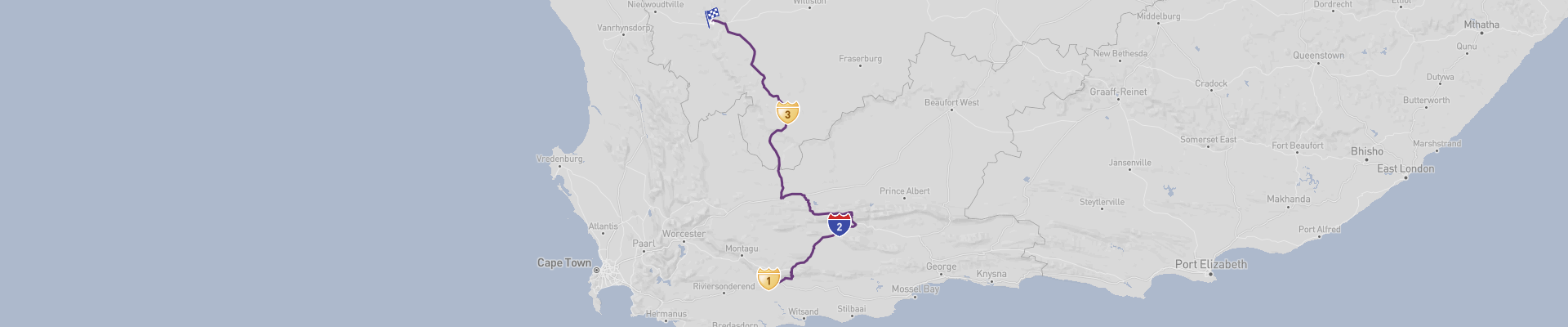Über den Tradouw-Pass nach Noord Kaap Road Trip
