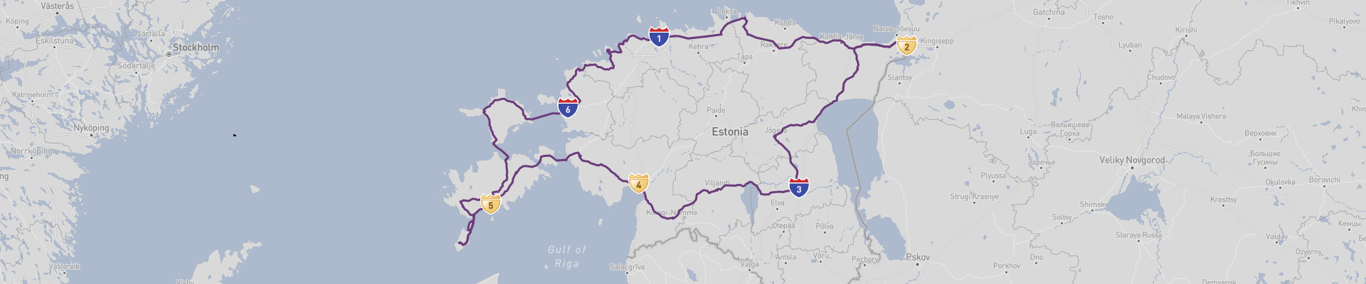 Itinéraire Estonia 