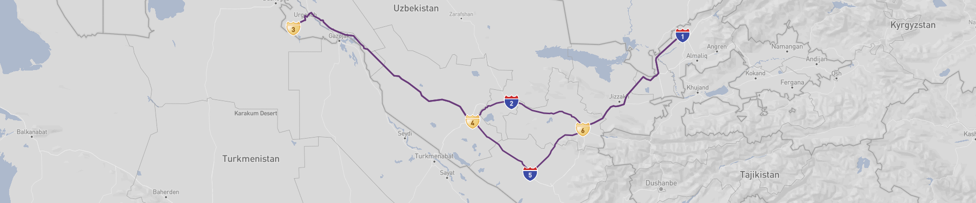 Itinéraire Uzbekistan 
