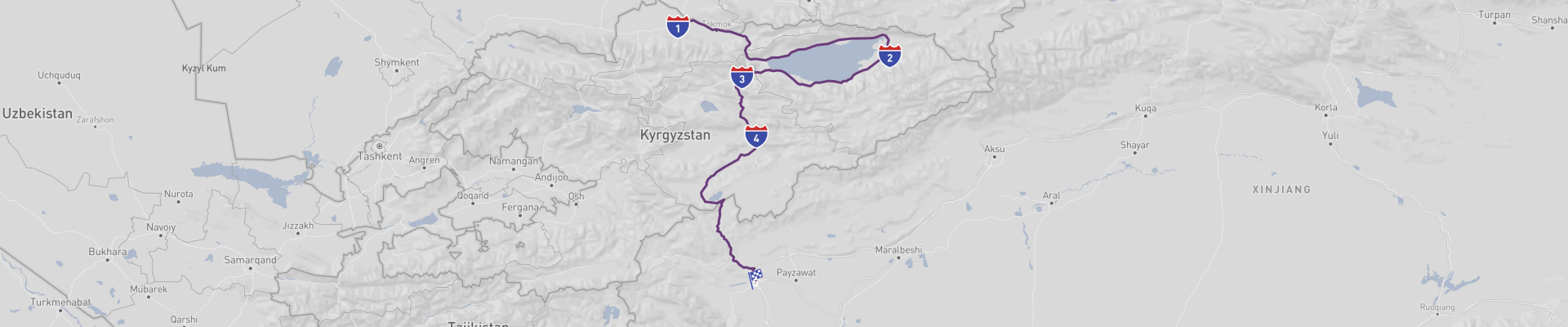 Bishkek to Kashgar Road Trip