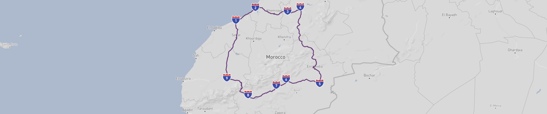 Voyages en voiture au Maroc