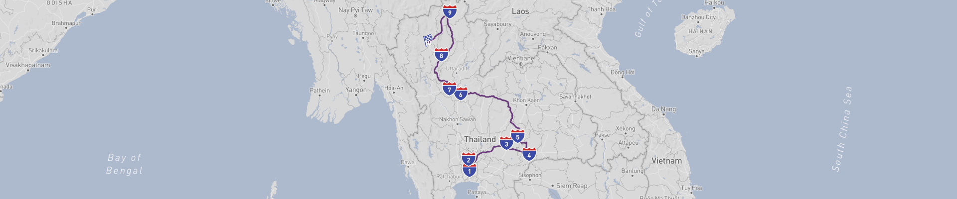 Voyages en voiture dans le nord de la Thaïlande
