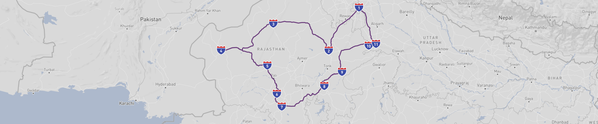 Классическое дорожное путешествие по Раджастану