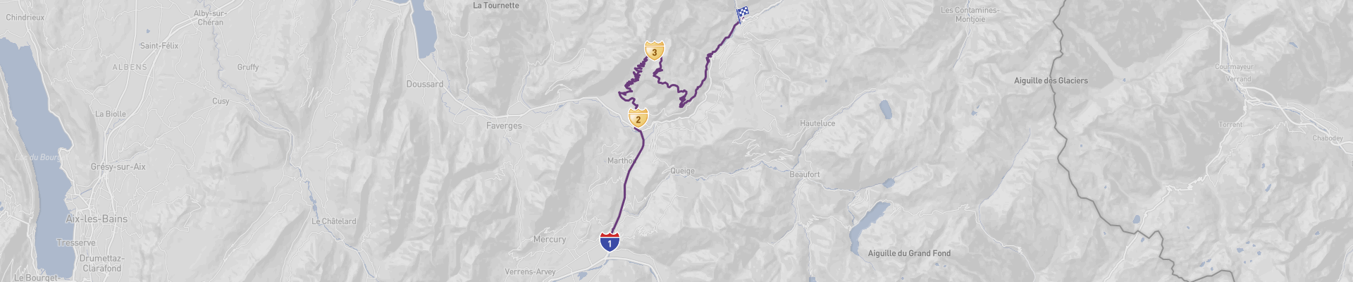 Col de l'Arpettaz パノラマロード