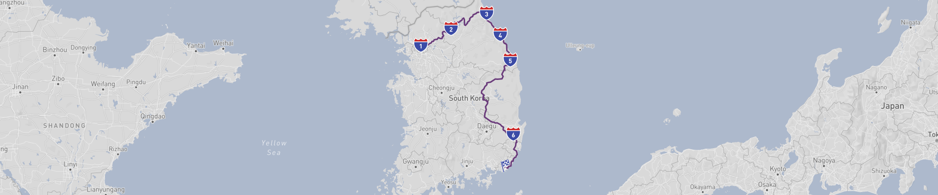 One Week South Korea Road Trip