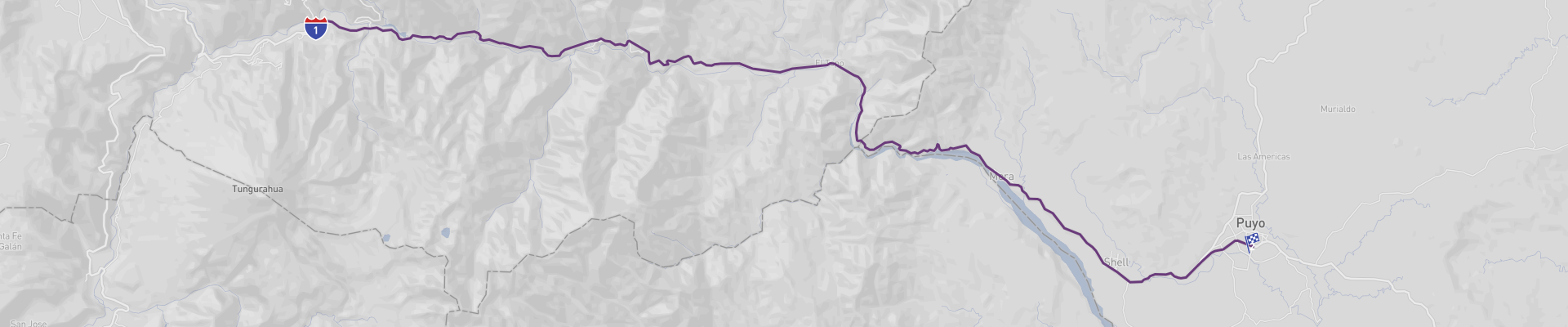 Along Rio Pastaza Scenic Drive