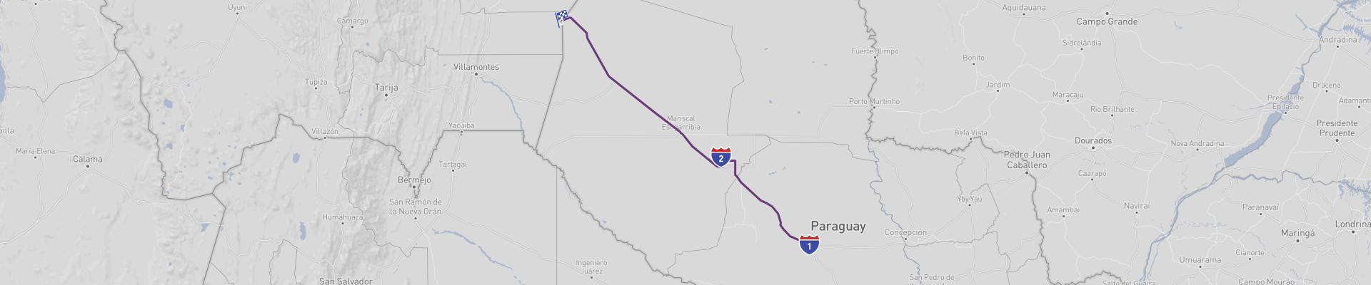 Trans-Chaco on Ruta 9  Road Trip