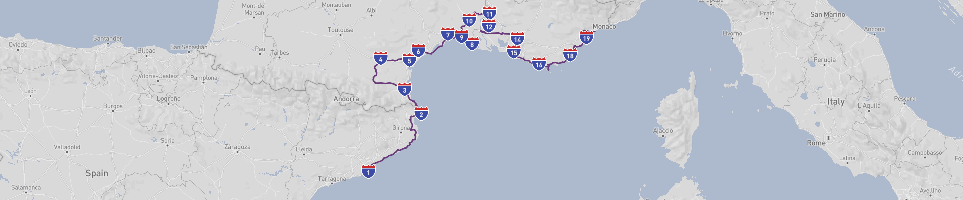 Costa Brava & Cote d'Azur Road Trip