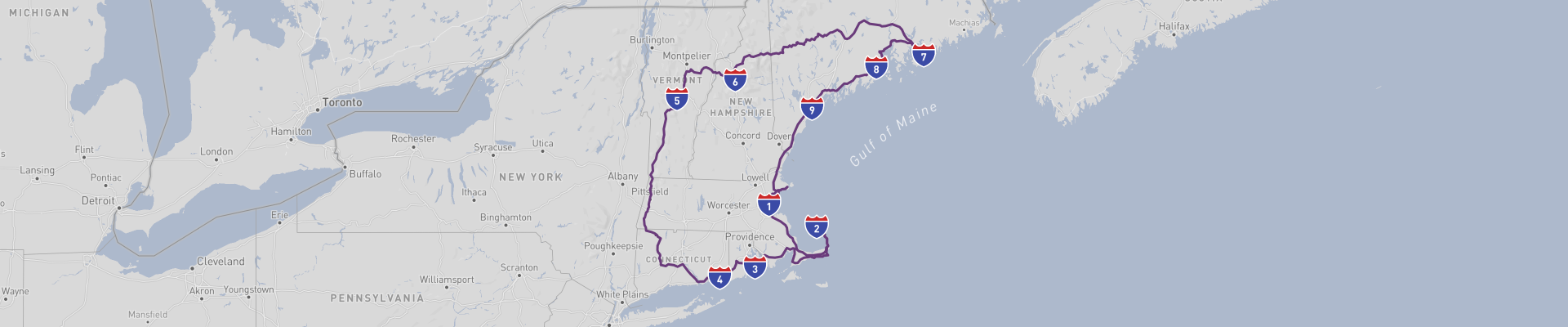 Durch Neuengland im Altweibersommer Roadtrip