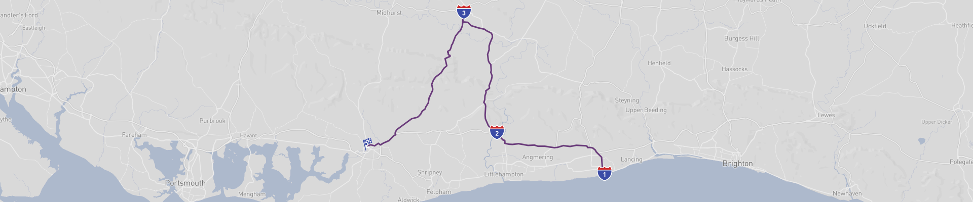 Viagem de carro a West Sussex