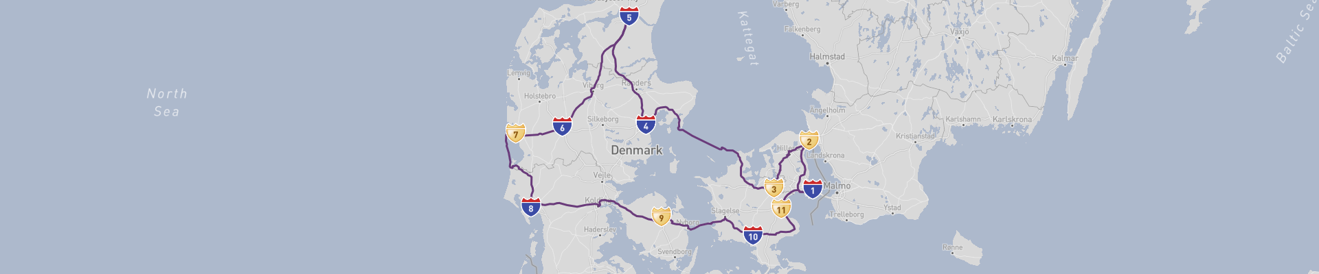 Itinéraire Denmark 