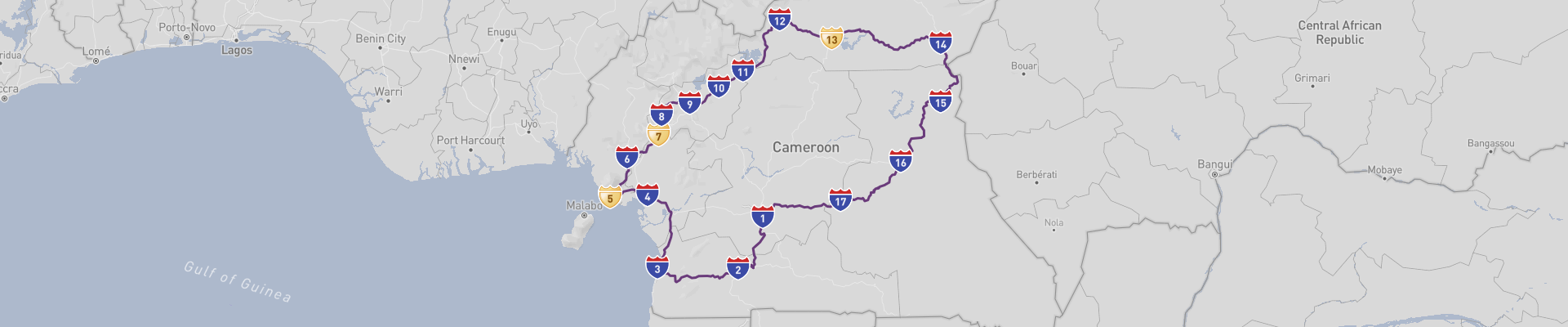 Itinéraire Cameroun 