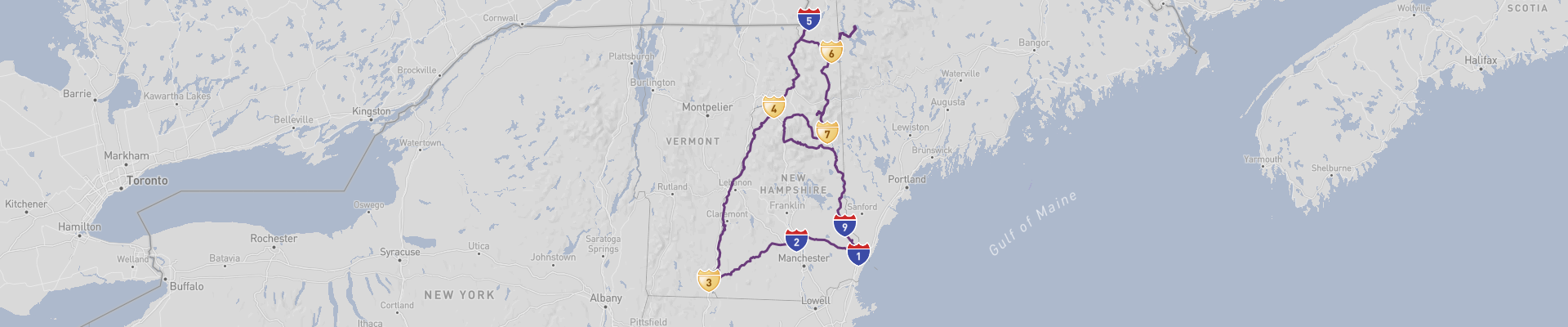 Itinéraire New Hampshire 