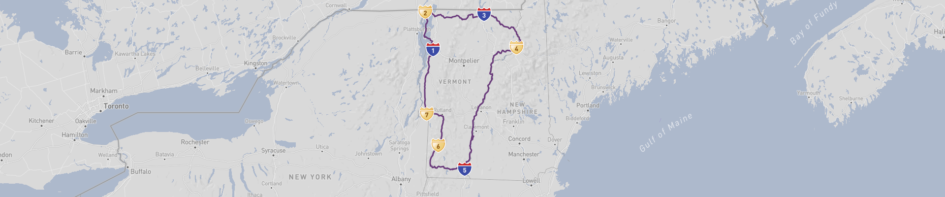 Vermont Itinéraire 