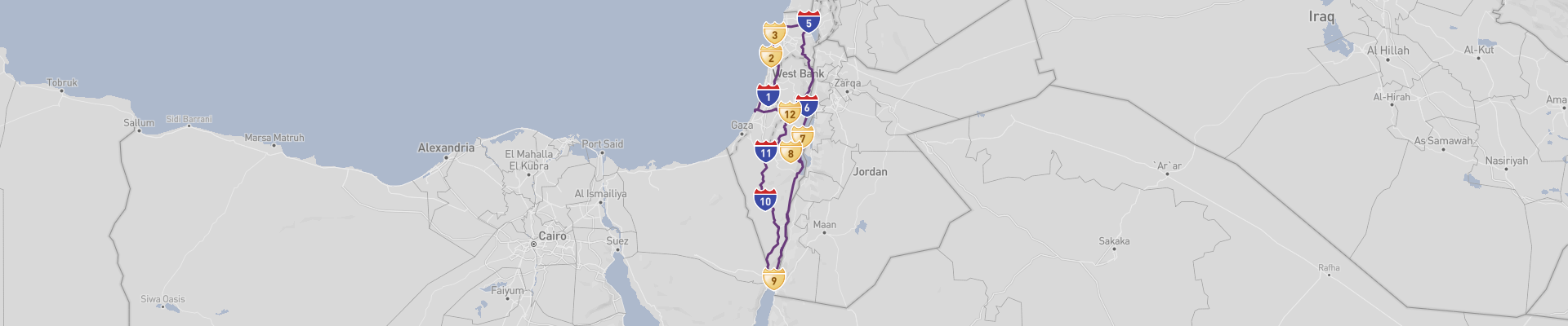 Itinéraire Israël 