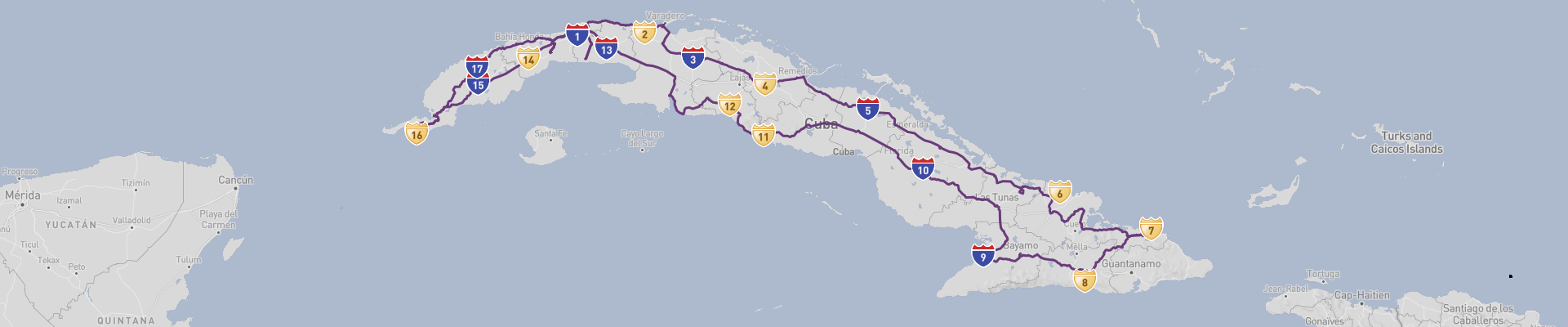 Itinéraire Cuba 