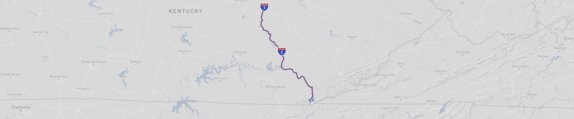 Kentucky en la US 25E Ruta panorámica