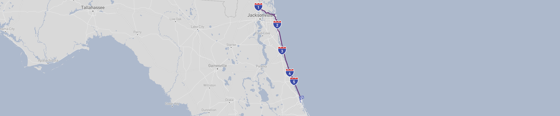 Itinéraire Florida A1A 