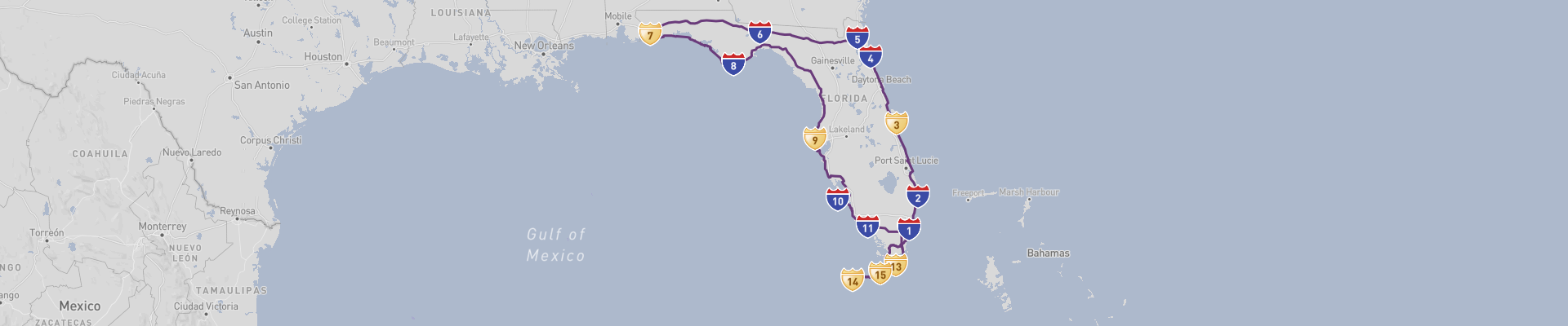 Florida Itinéraire 