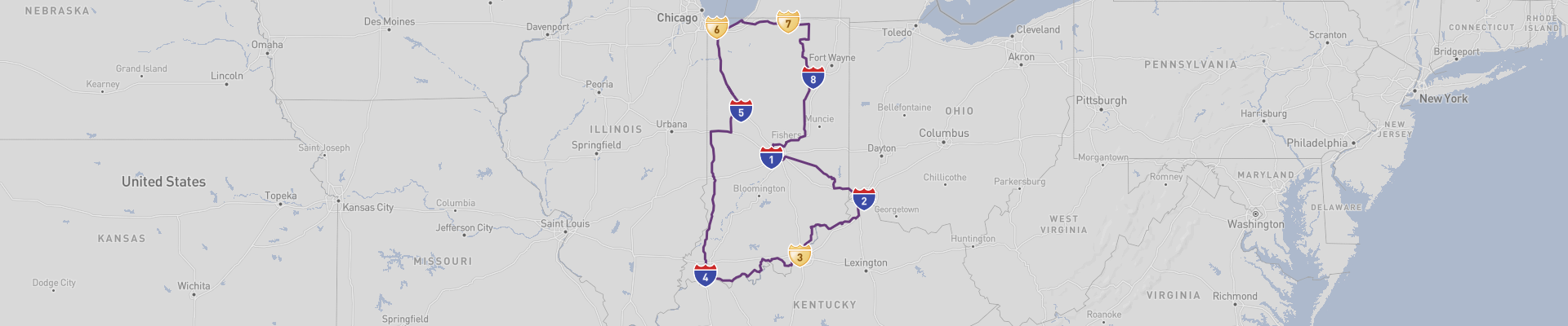Indiana Itinéraire 