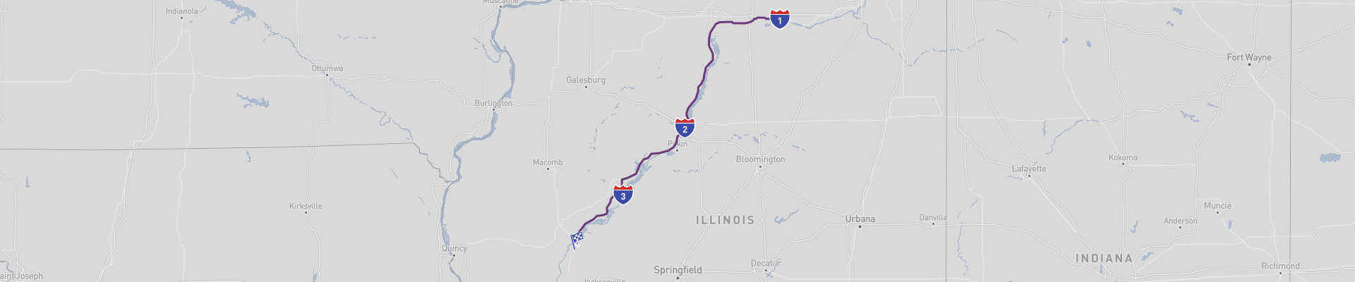 Río Illinois Ruta panorámica