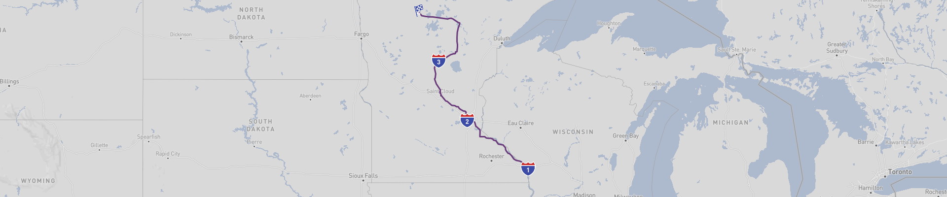 Itinéraire de la rivière Minnesota 