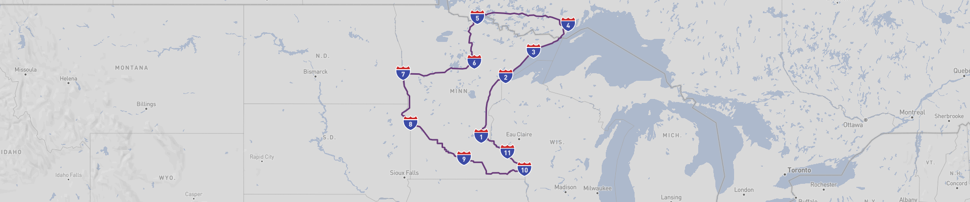 Minnesota Itinéraire 