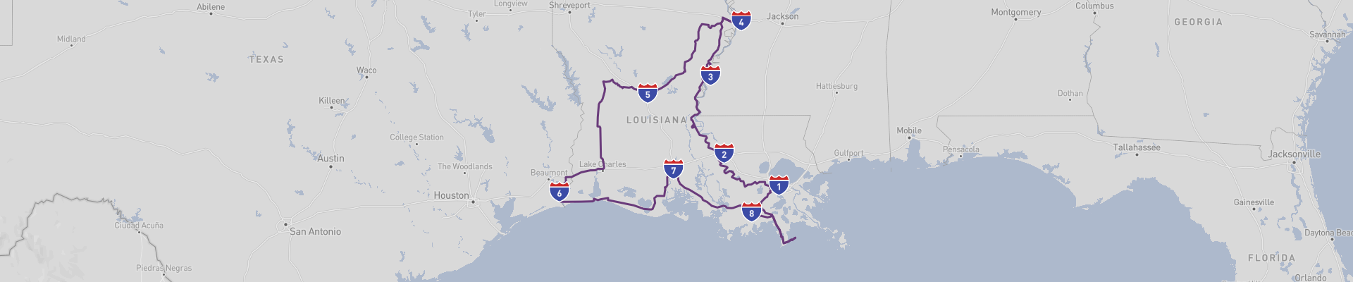 Itinéraire de Louisiane 