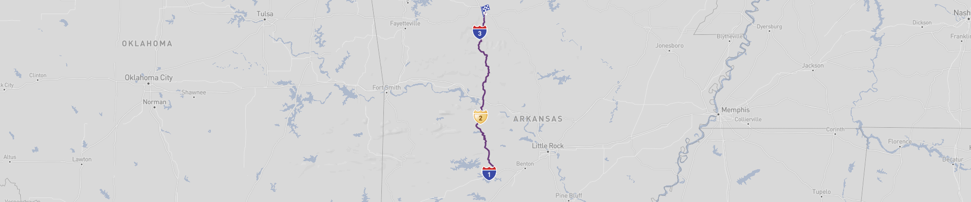 Арканзас 7 Панорамный маршрут