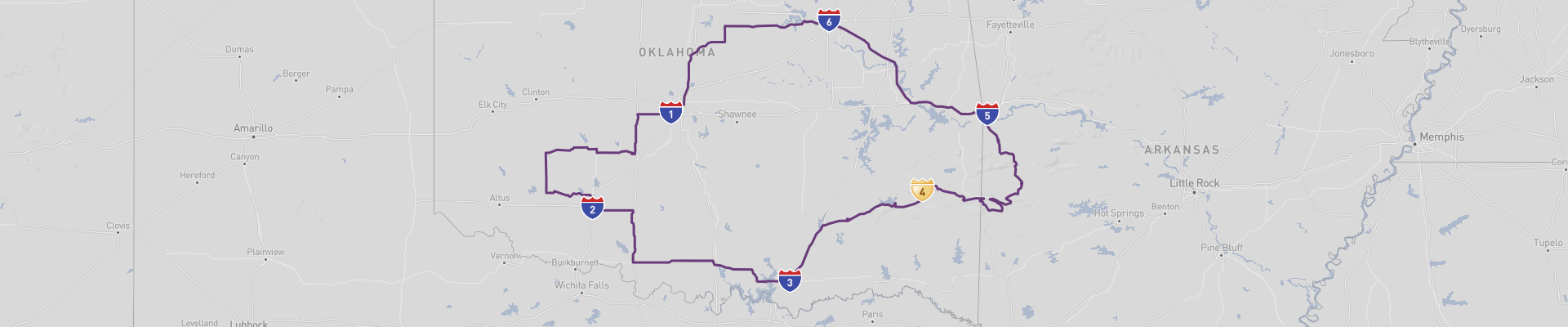 Itinéraire Oklahoma 
