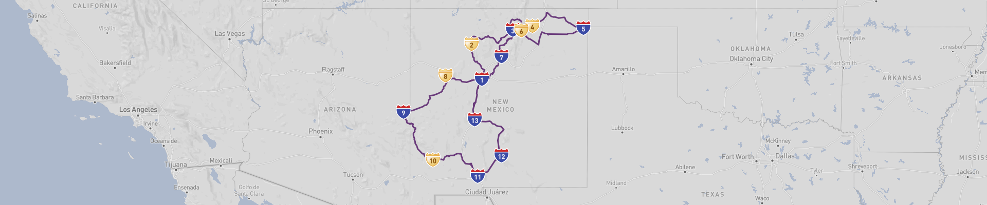 Itinéraire New Mexico 