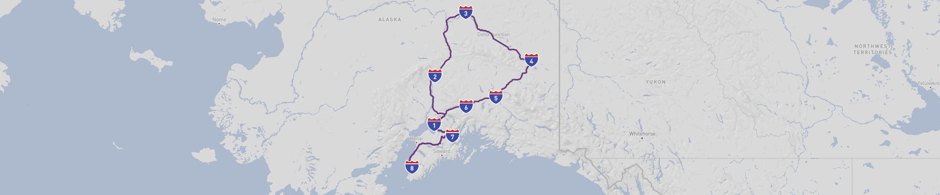 Itinéraire Alaska 
