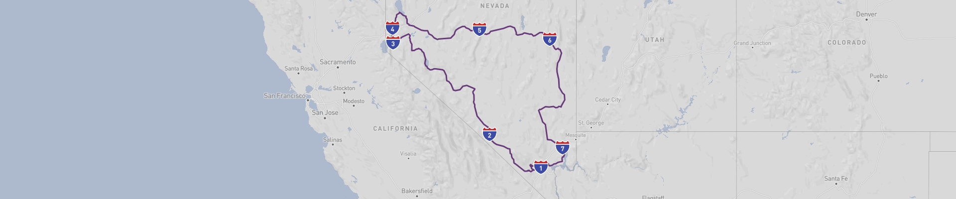 Nevada Itinéraire 