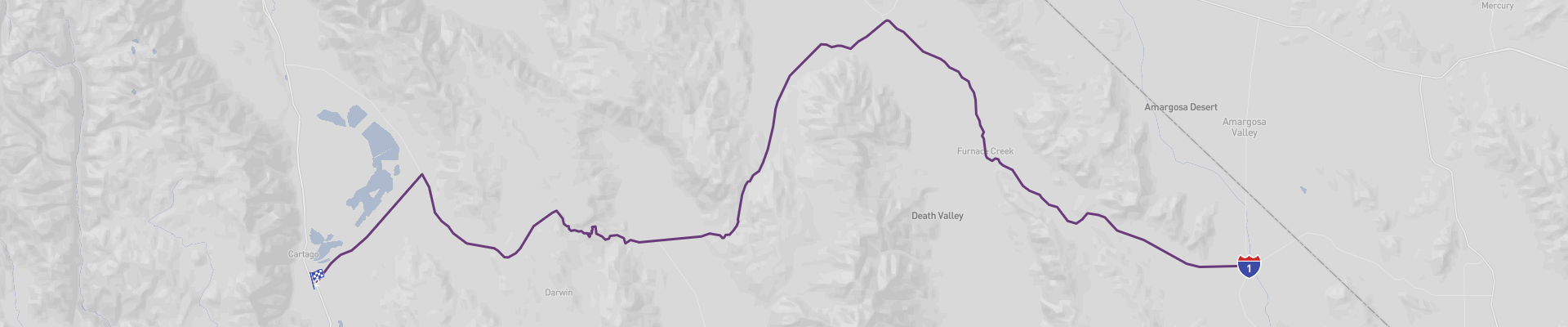 Route panoramique de la Vallée de la Mort