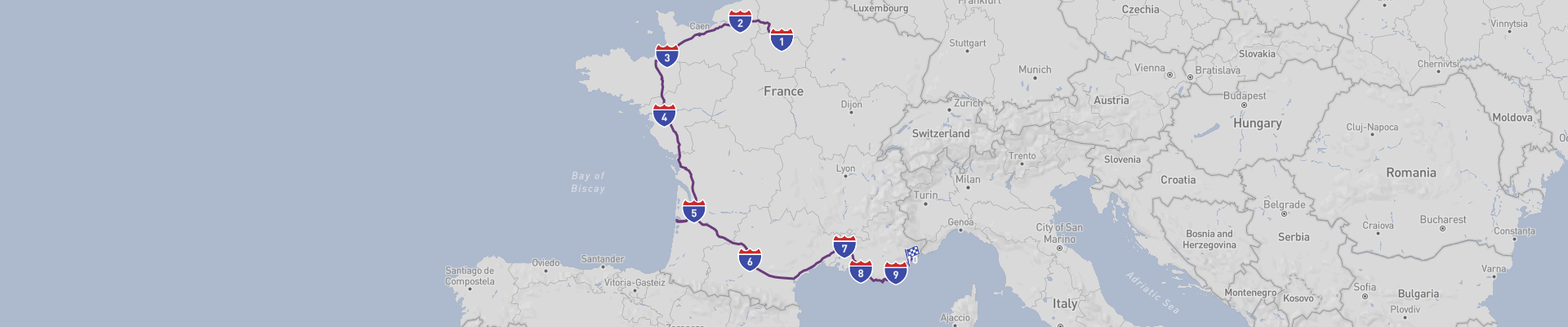 France Highlights Road Trip