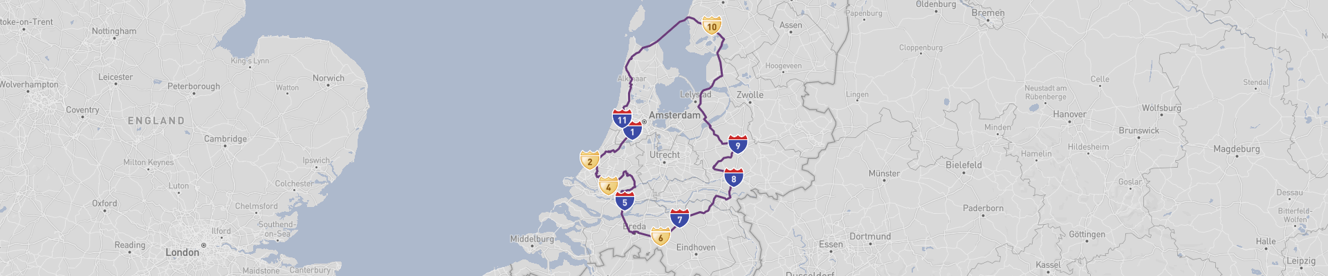 Itinéraire Netherlands 
