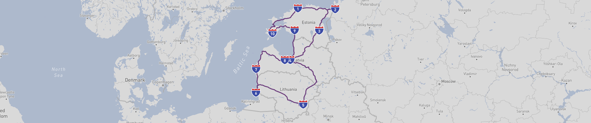 Страны Балтии на автомобиле