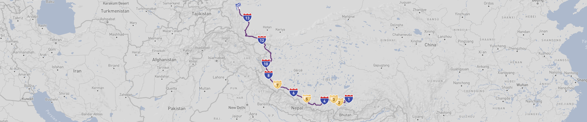 Itinéraire Tibet occidental