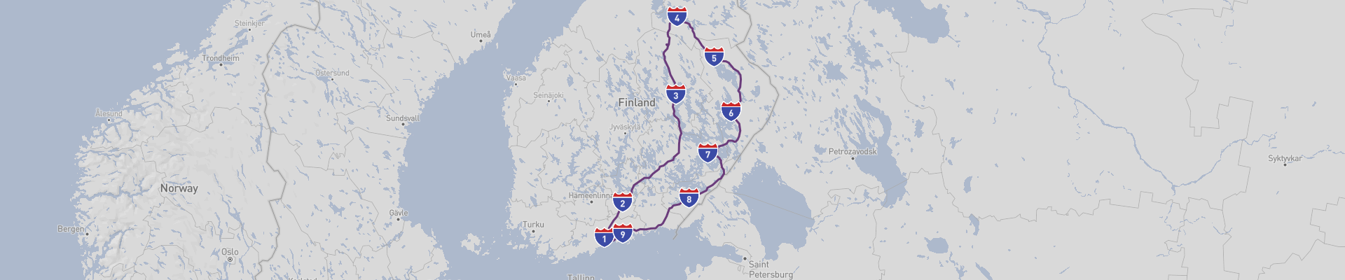 Itinéraire Eastern Finland 