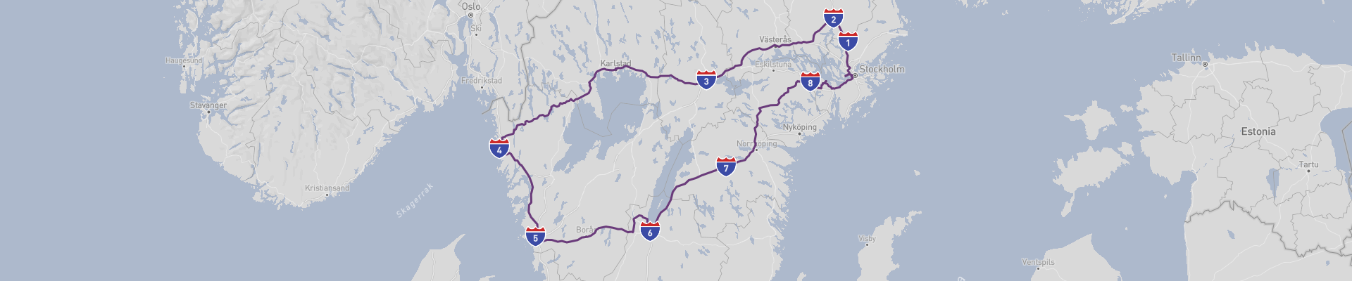 Itinéraire Central Sweden 