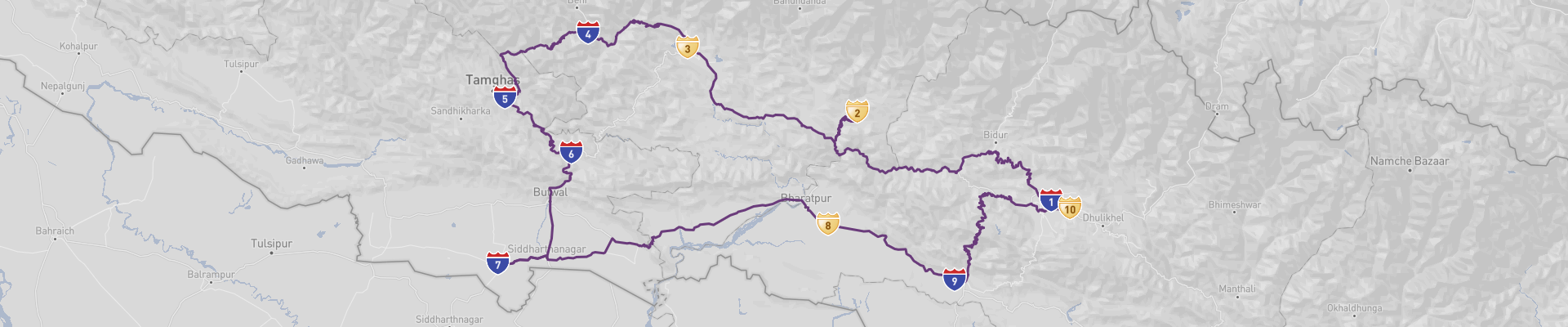 Itinéraire Nepal 