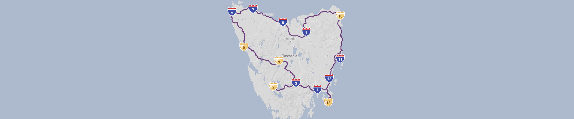 Itinéraire Tasmania 