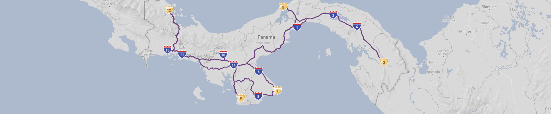 Itinéraire Panama 
