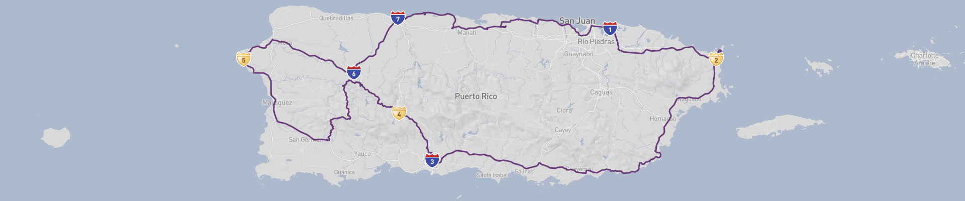 Itinéraire Puerto Rico 
